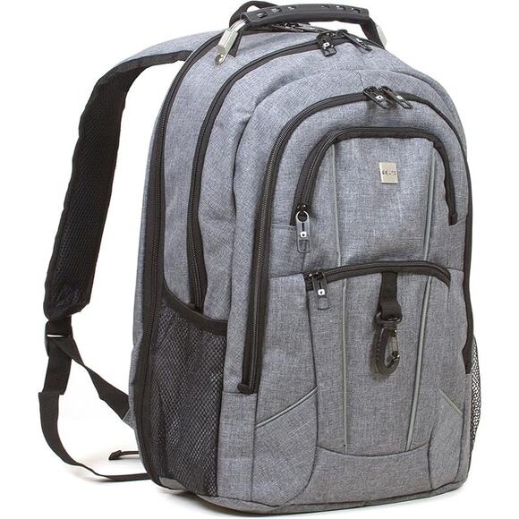 Dejuno Other - NEW Dejuno Commuter Backpack Checkpoint-Friendly 15.6 Laptop Pocket Heather Grey